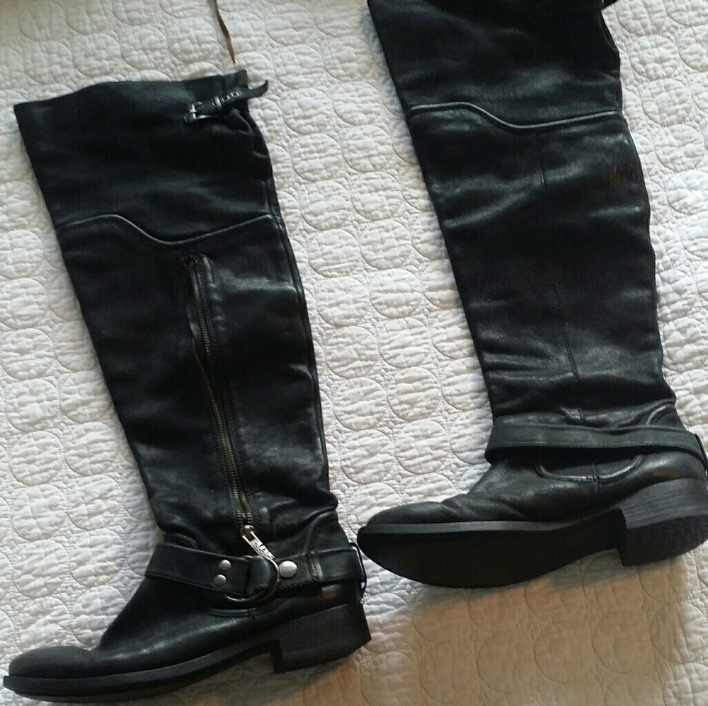 Miss Sixty quality over the knee leather boots